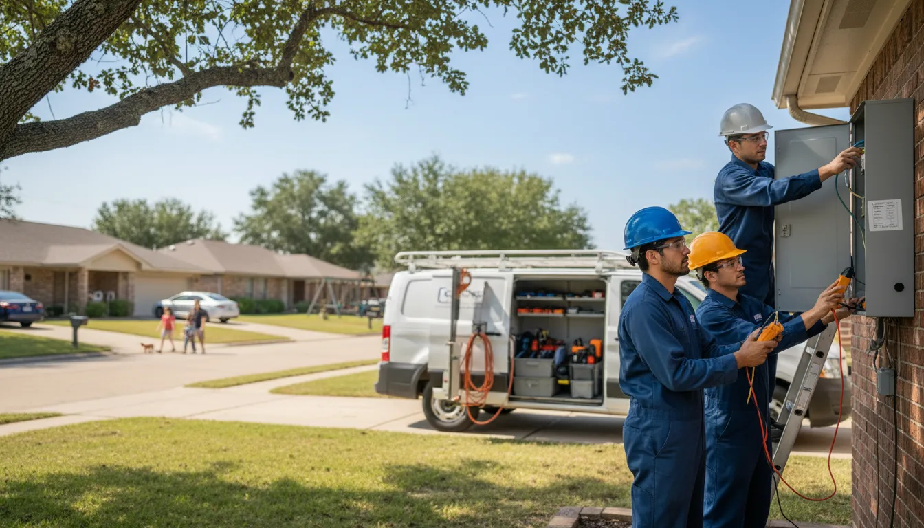 Certified electrician providing emergency electrical services in Gwynn, VA